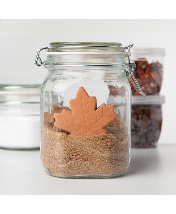 Danica Maple Leaf Terracotta Sugar Saver