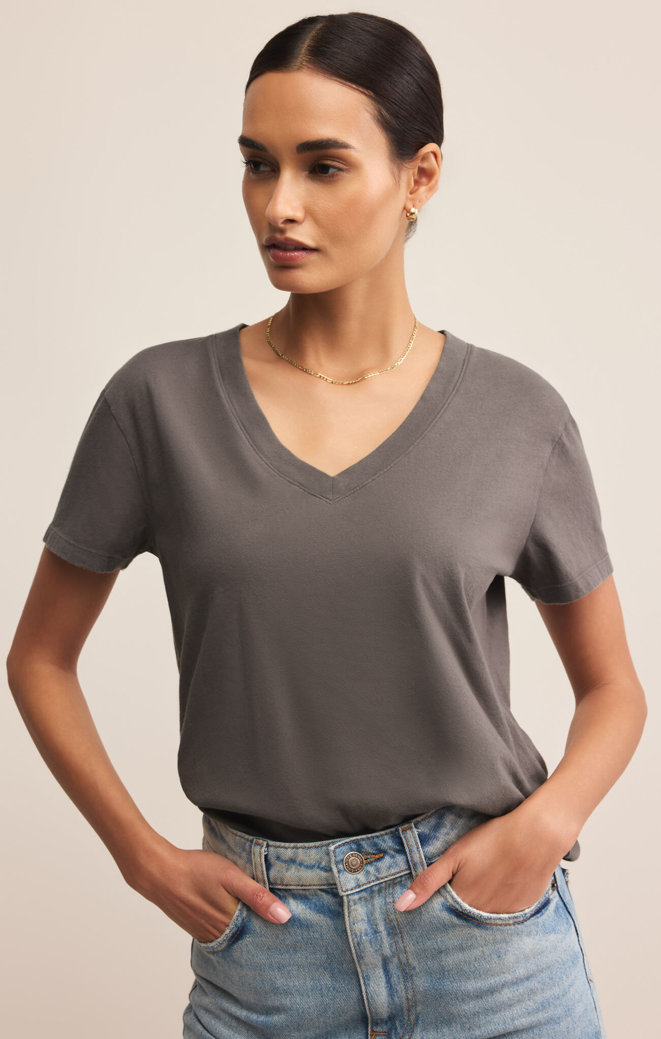 Z Supply Weekdays V-Neck Tee
