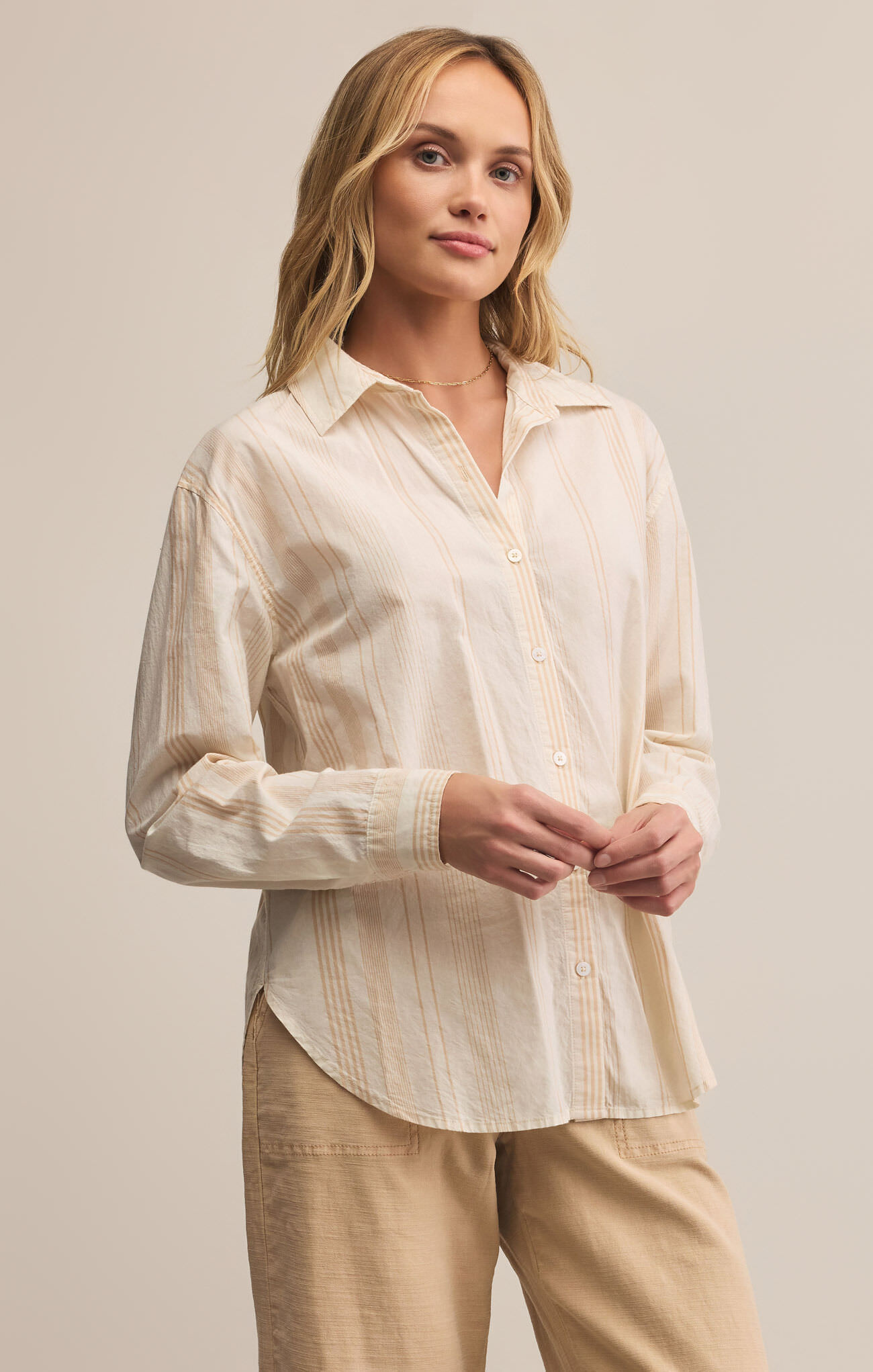 Z Supply Seaport Striped Shirt