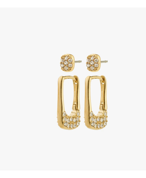 Pilgrim INSTANT 2-in-1 Earrings