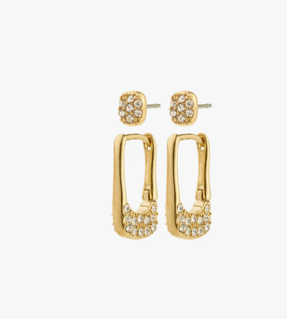 Pilgrim INSTANT 2-in-1 Earrings