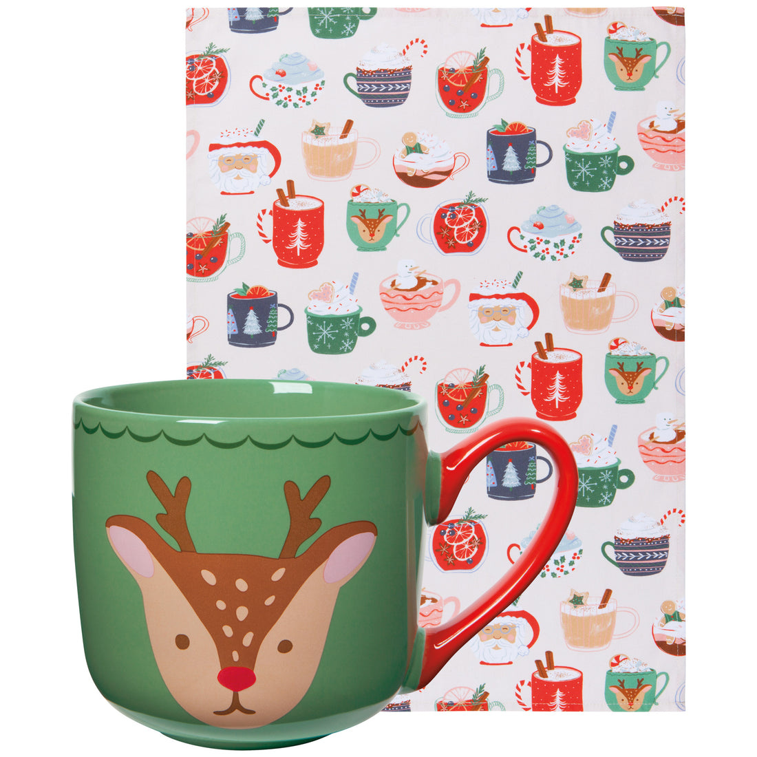Danica Cozy Cups Mug and Dishtowel Set