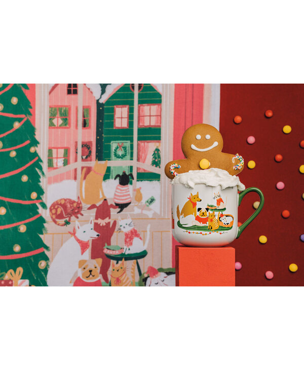 Danica Waiting For Santa Mug and Dishtowel Set of 2