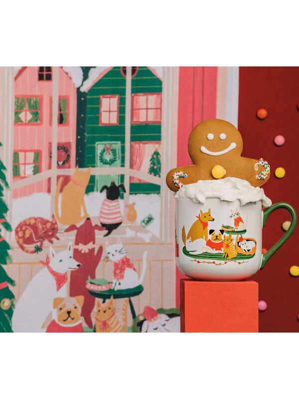 Danica Waiting For Santa Mug and Dishtowel Set of 2