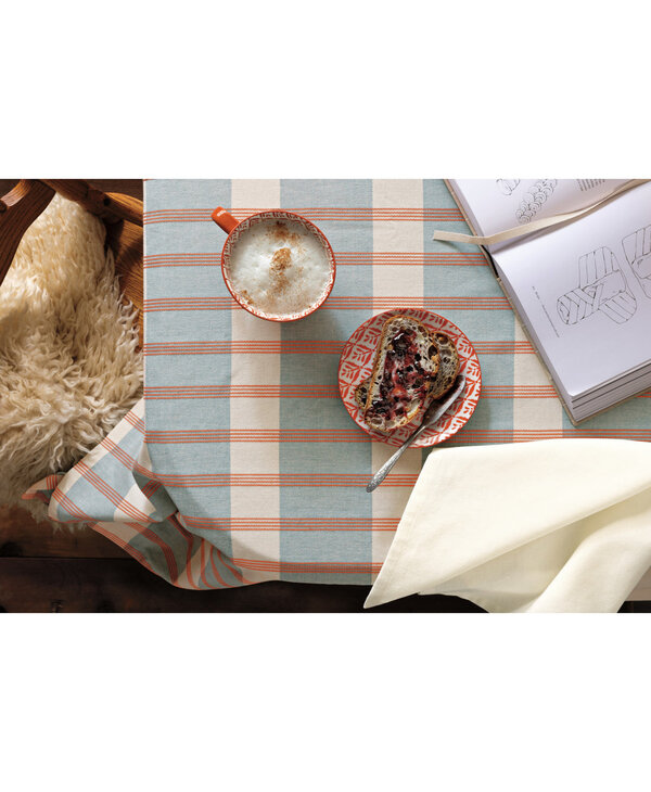 Danica Copper Leaves Stamped Mug & Saucer