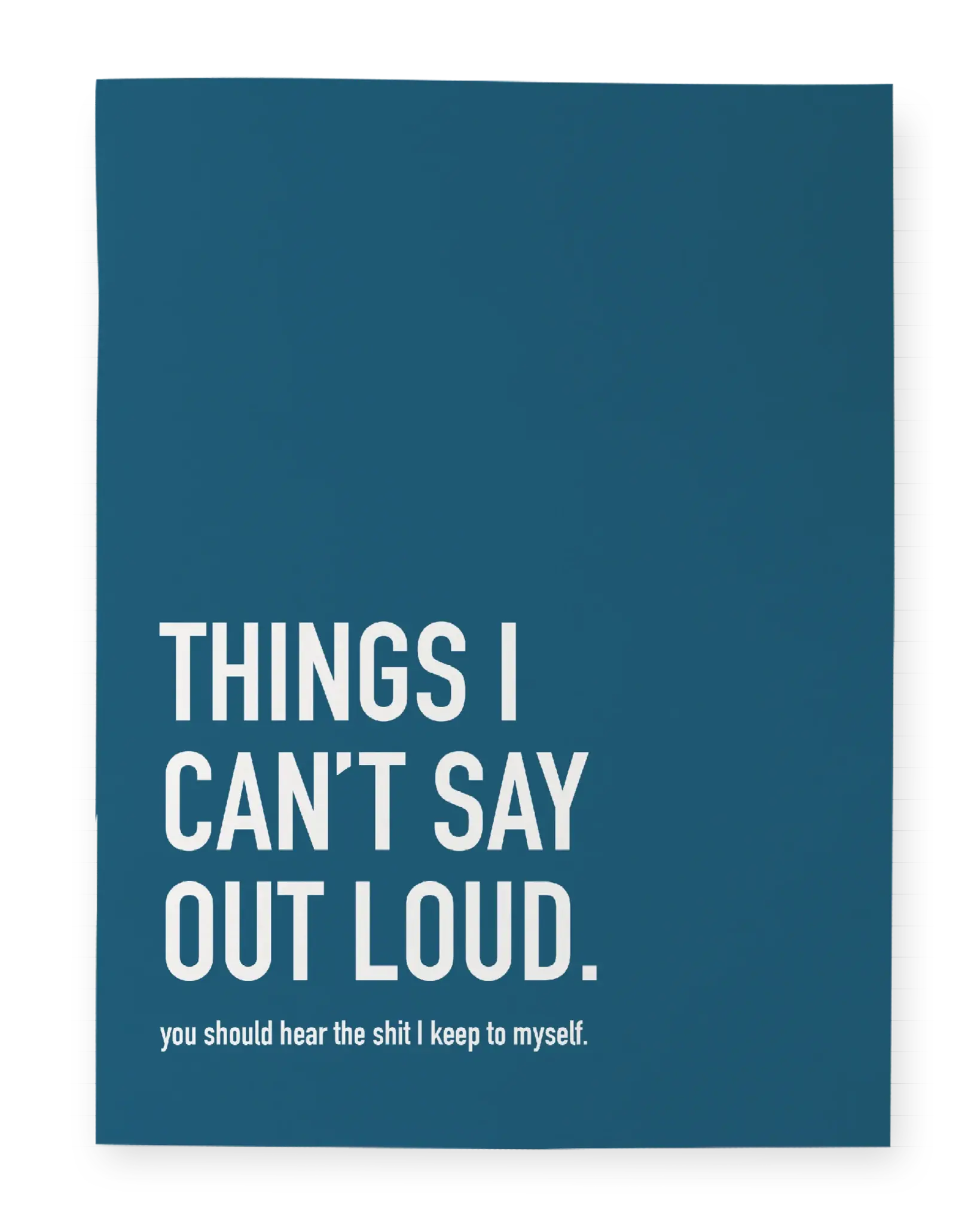 Classy Cards Sarcastic Notebook