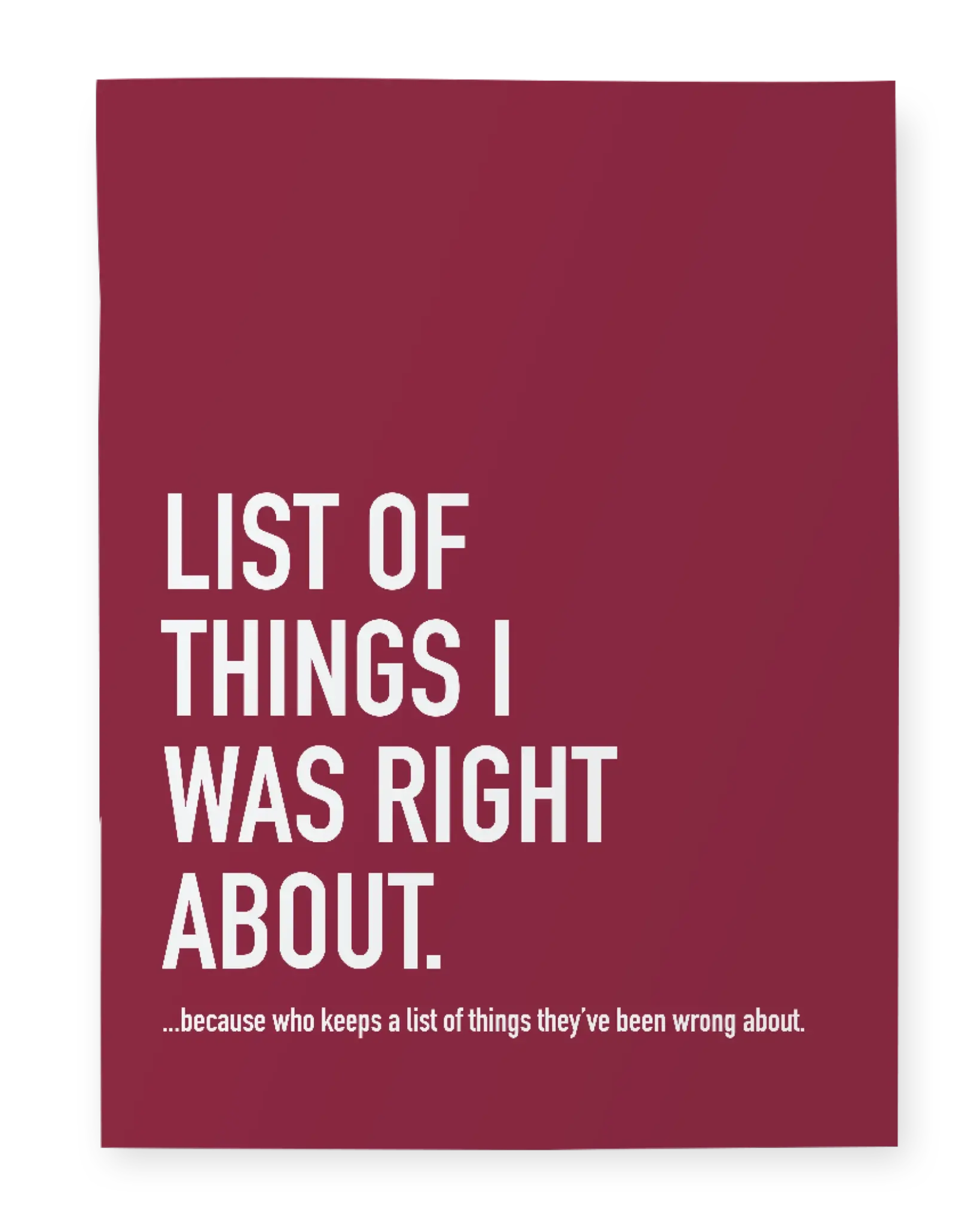 Classy Cards Sarcastic Notebook
