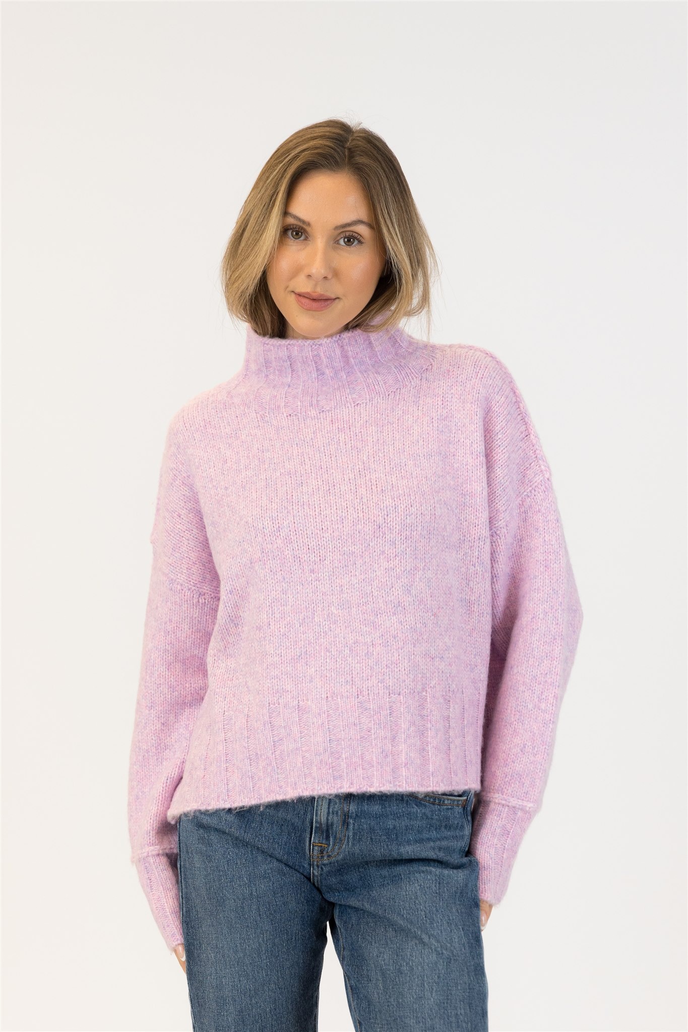 Lyla & Luxe Calli Mockneck Sweater