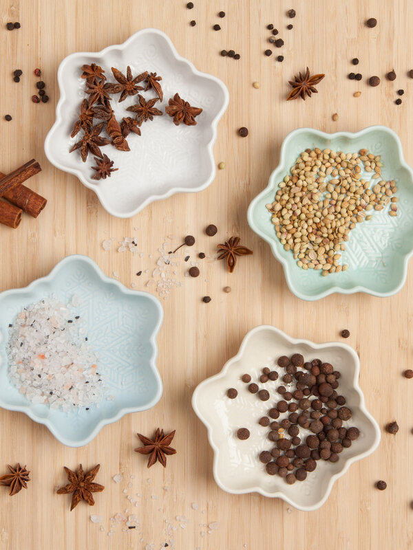 Danica Snowflake Dipping Dishes