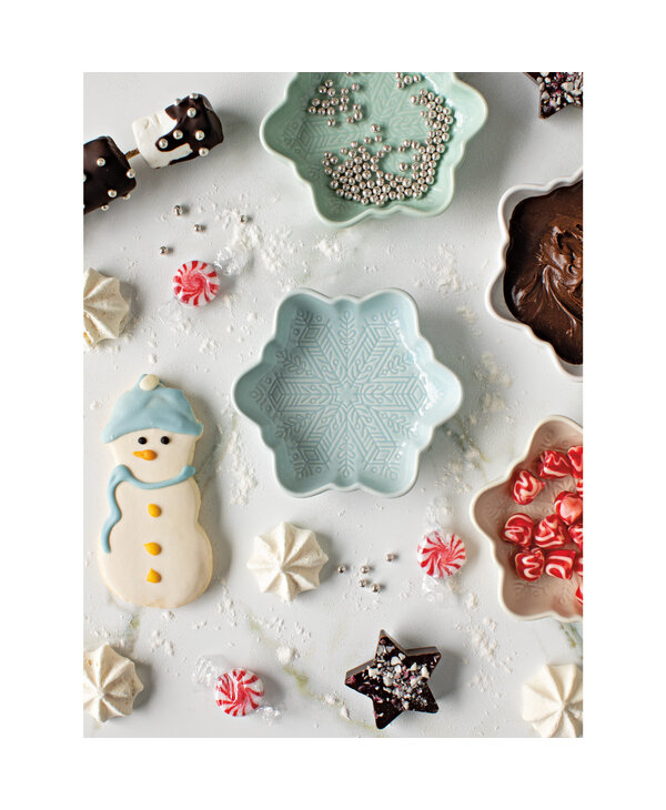 Danica Snowflake Dipping Dishes