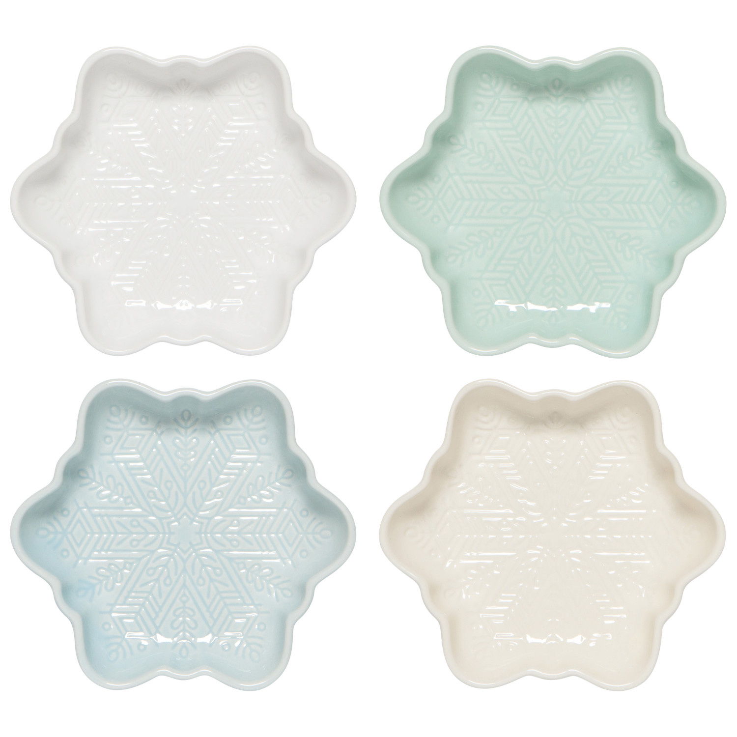 Danica Snowflake Dipping Dishes
