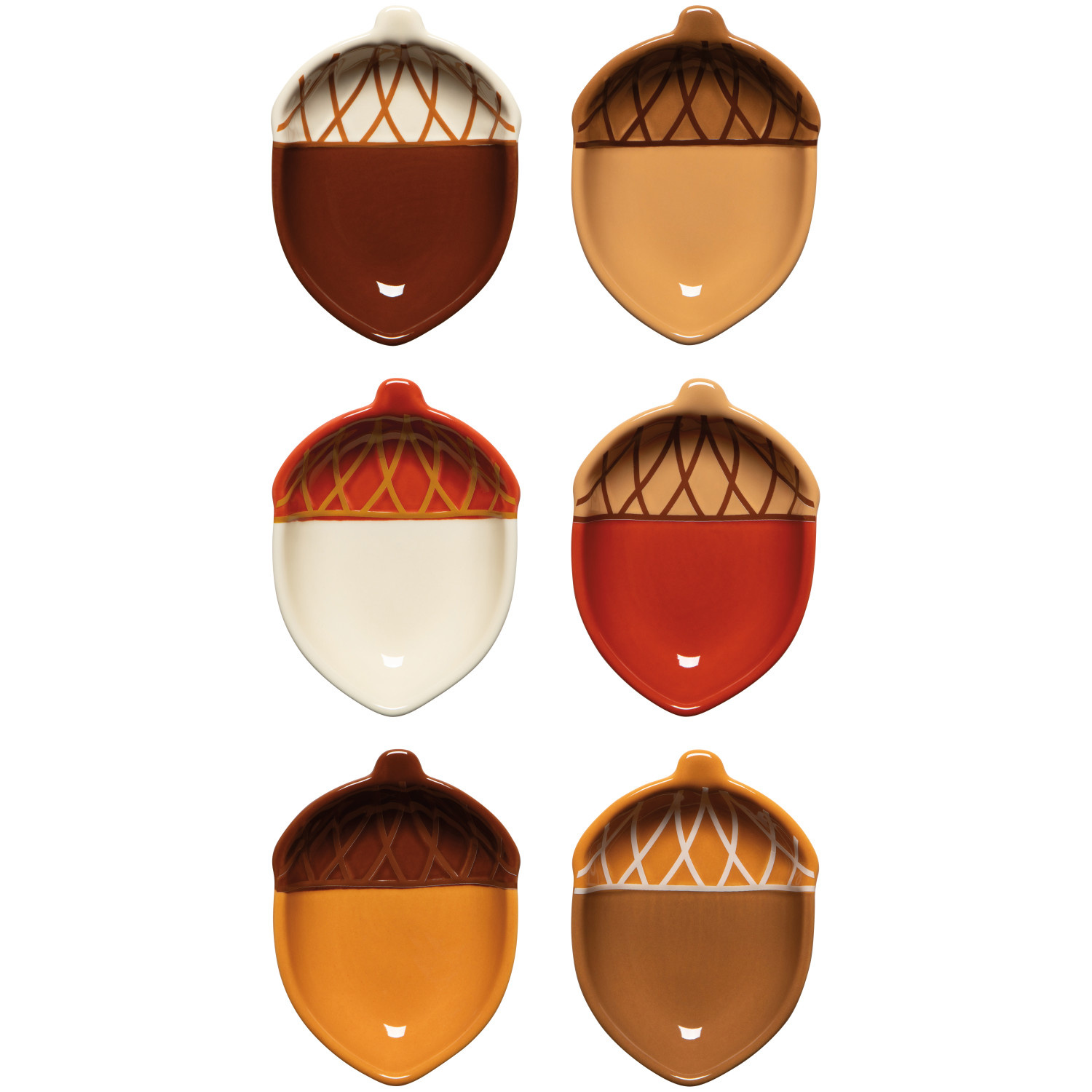 Danica Oak & Acorn Pinch Bowls