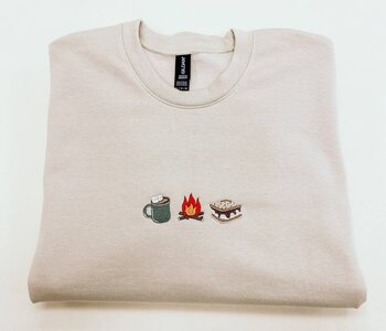 Smores Campfire & Coffee Crewneck