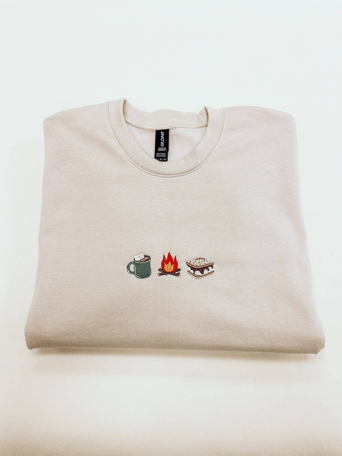 Wild Rose Designs Smores Campfire & Coffee Crewneck