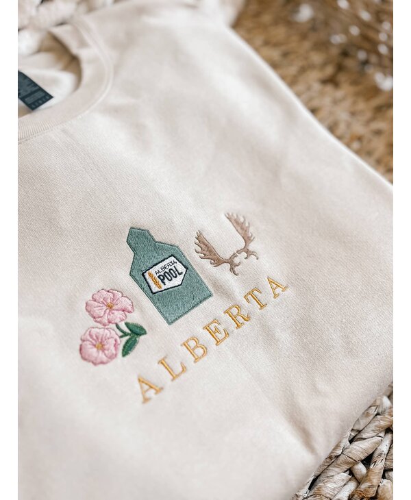 Wild Rose Designs Alberta Crewneck