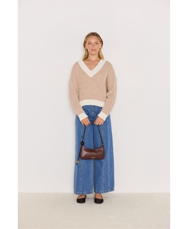 Mink Pink Elise V-Neck Knit