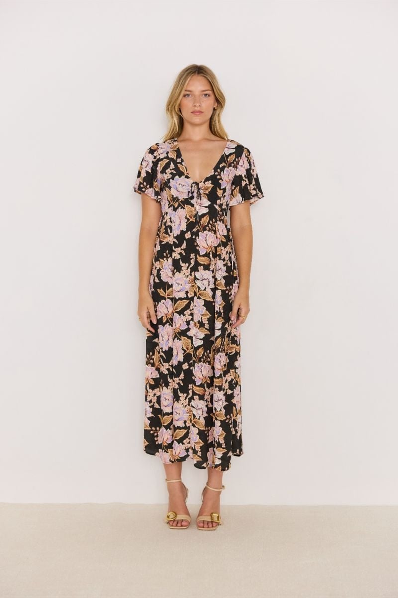 Mink Pink Willow Midi Dress