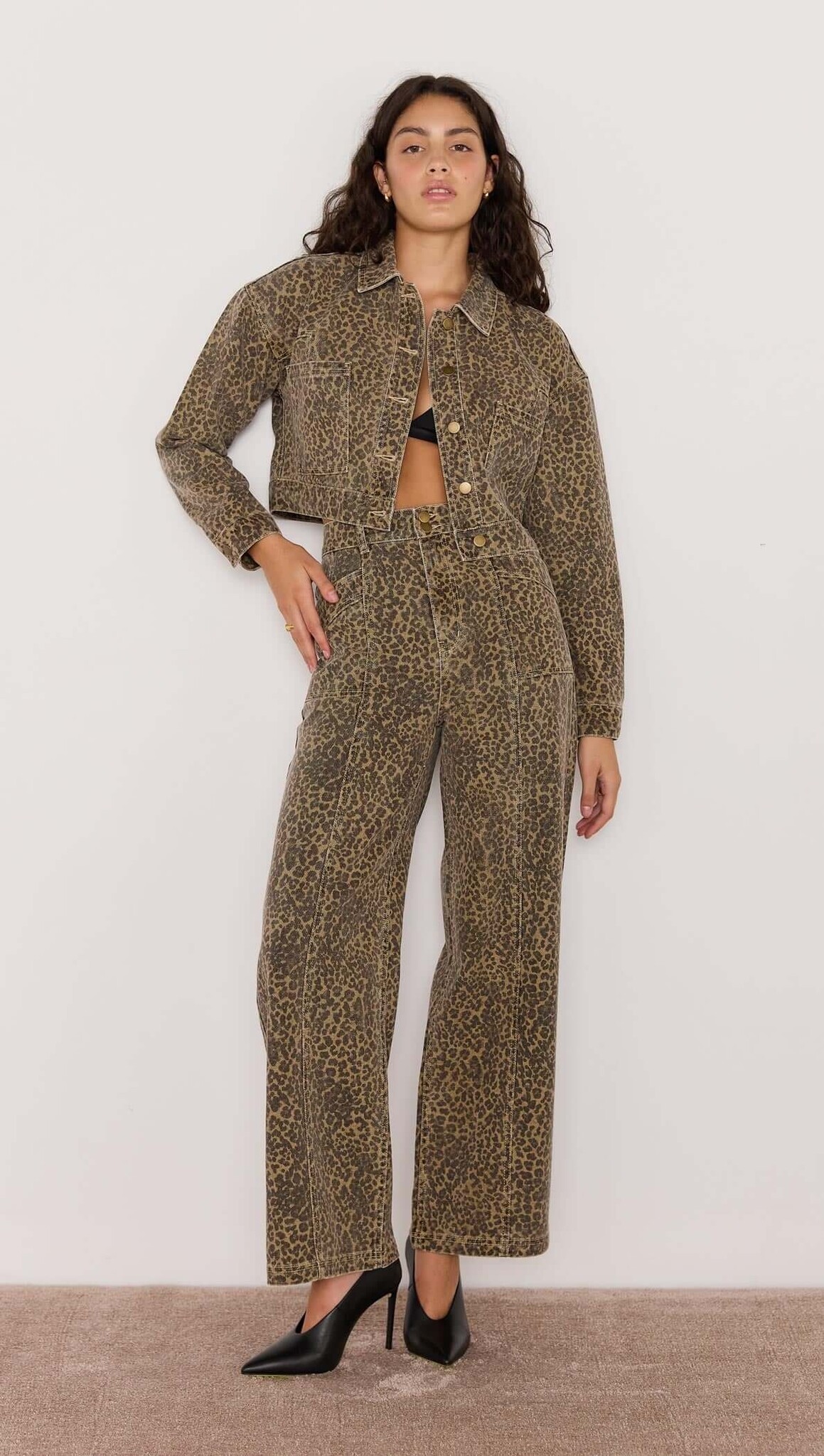 Mink Pink Anouk Print Jeans