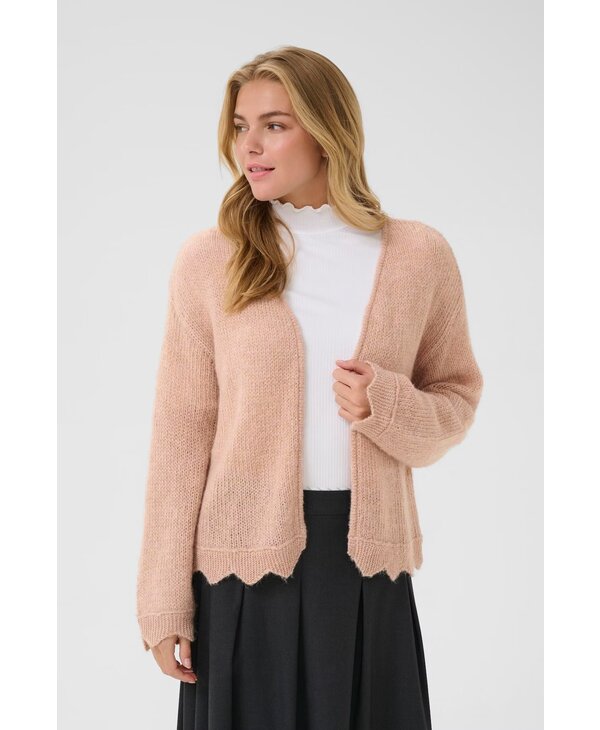 Cream CRNiso Knit Cardigan