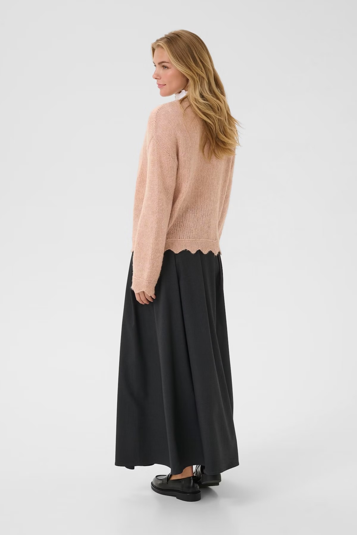 Cream CRNiso Knit Cardigan