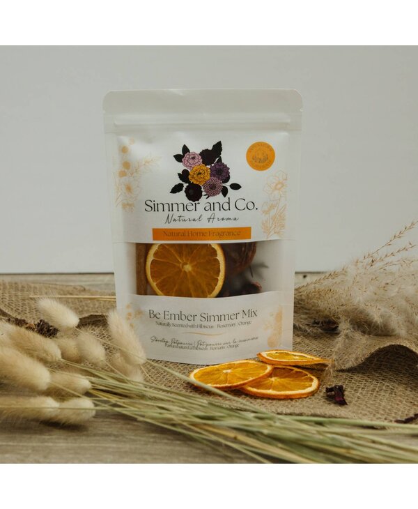 Simmer and Co Natural Aroma Be Ember Simmer Pot Mix, Natural Autumn Spice Aroma