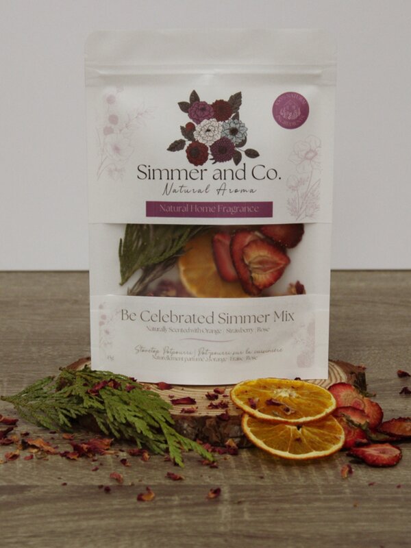 Simmer and Co Natural Aroma Be Celebrated Simmer Pot Mix, Stovetop Potpourri