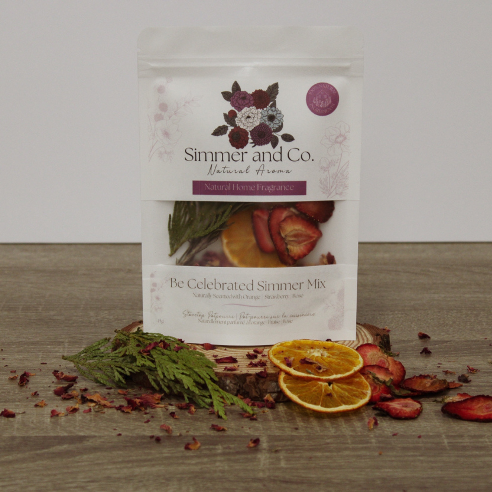 Simmer and Co Natural Aroma Be Celebrated Simmer Pot Mix, Stovetop Potpourri
