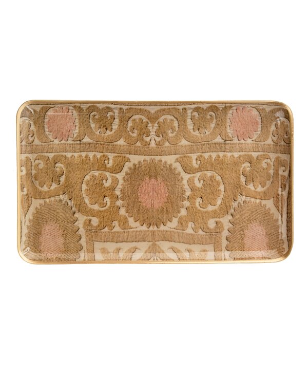 Indaba Trading Co. Sunrise Suzani Tray