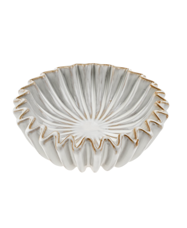 Indaba Trading Co. Fluted Ceramic Catchall