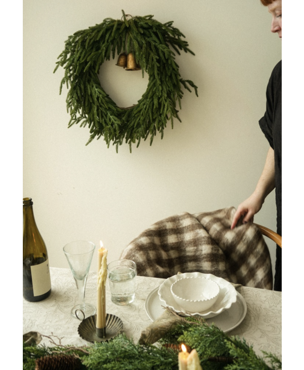 Indaba Trading Co. Norfolk Pine Real Touch Wreath