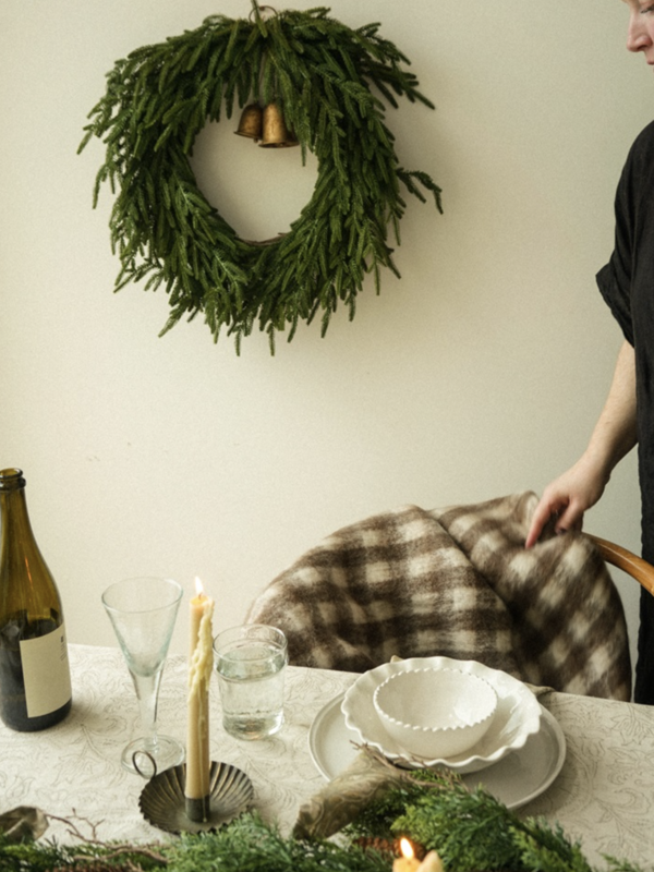 Indaba Trading Co. Norfolk Pine Real Touch Wreath