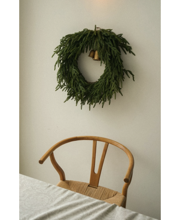Indaba Trading Co. Norfolk Pine Real Touch Wreath