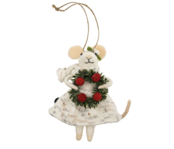 Jolly Julia Mouse Ornament
