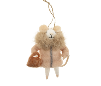 Wintry Wendy Mouse Ornament