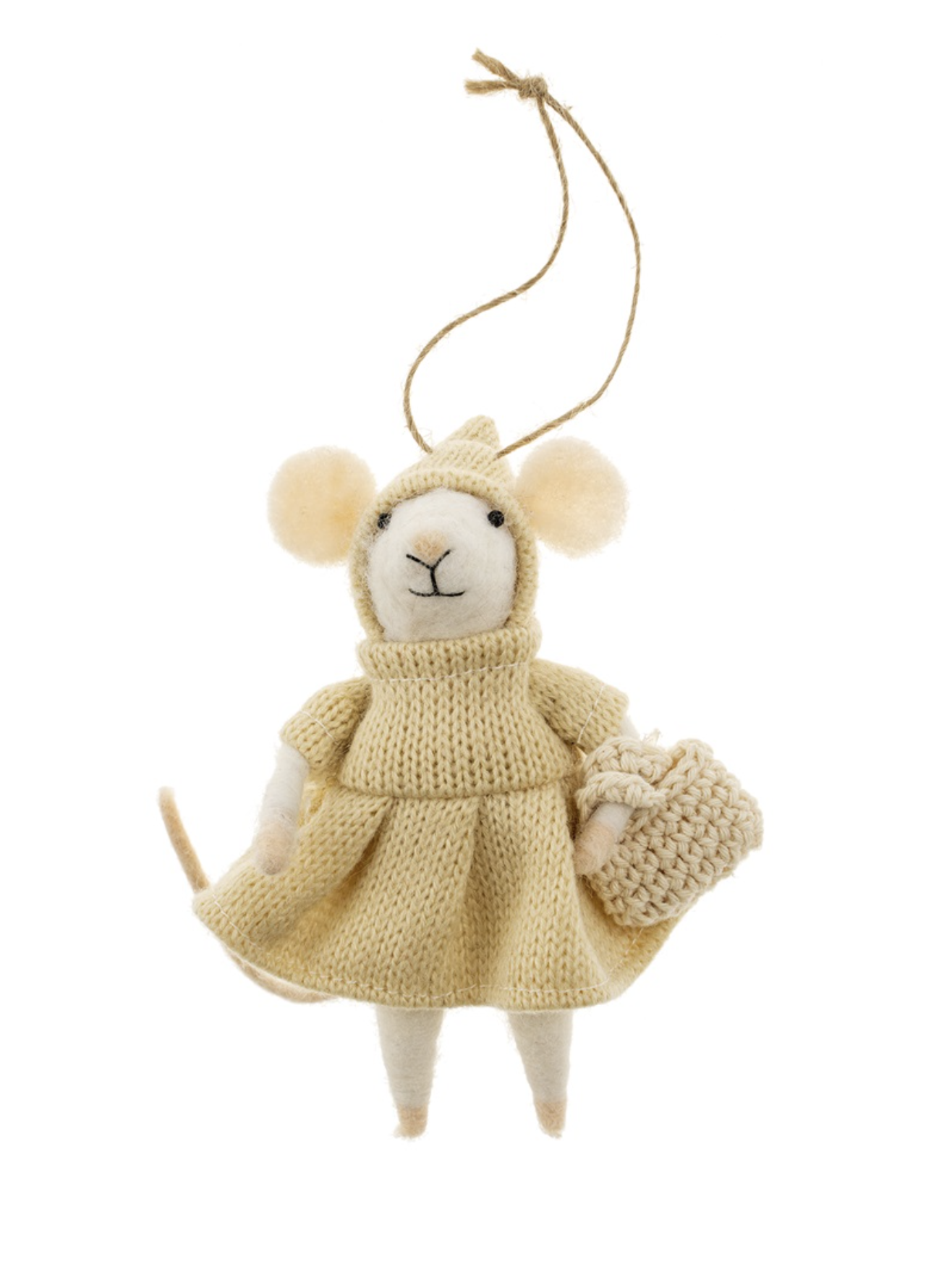 Indaba Trading Co. Prairie Penelope Mouse Ornament