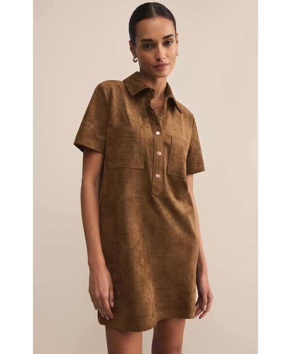 Z Supply Authentic Suede Mini Dress