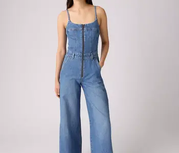 Bustier Jumpsuit in Vintage Vibe