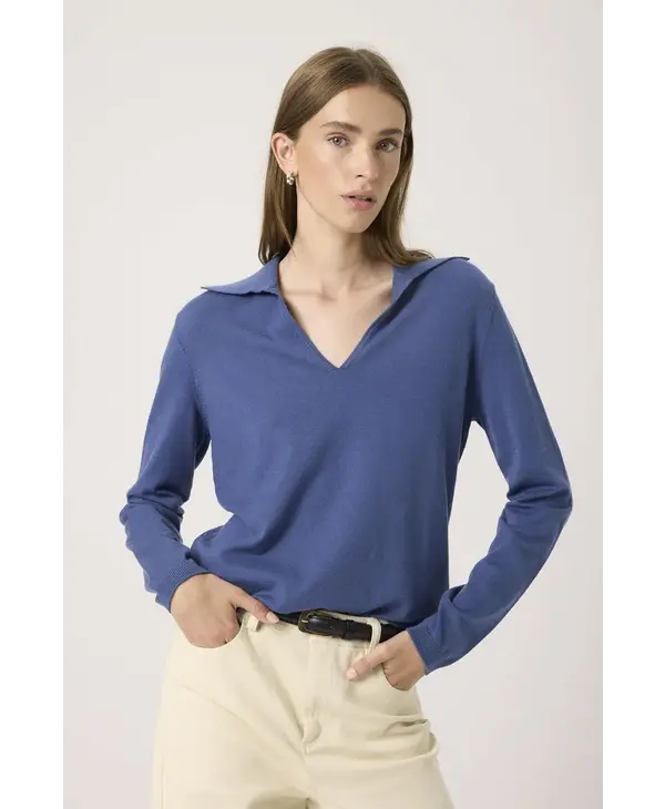 Soaked In Luxury SLSpina Regular Polo LS
