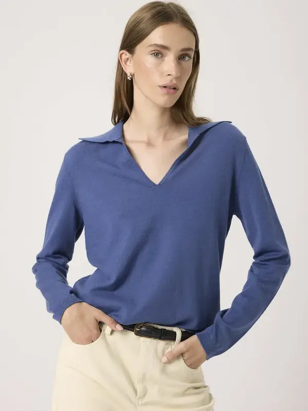 Soaked In Luxury SLSpina Regular Polo LS