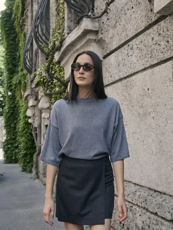 Soaked In Luxury SLMalodi Mini Skirt