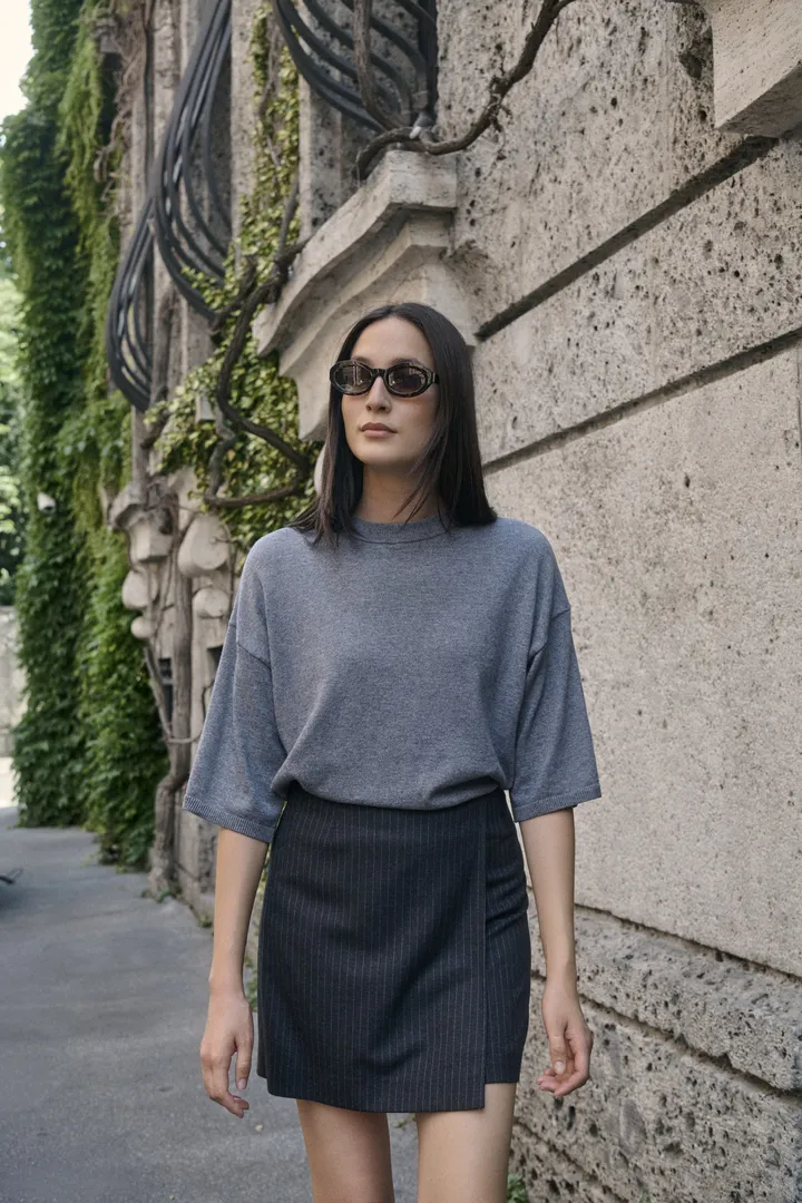 Soaked In Luxury SLMalodi Mini Skirt