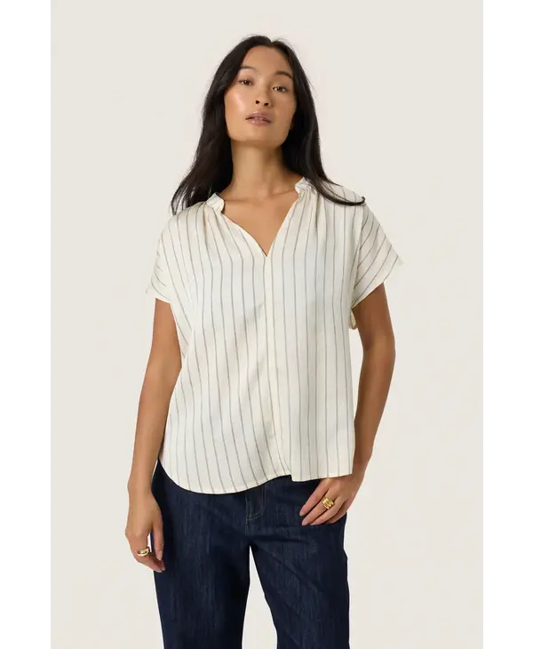 Soaked In Luxury SLloana Striped Top