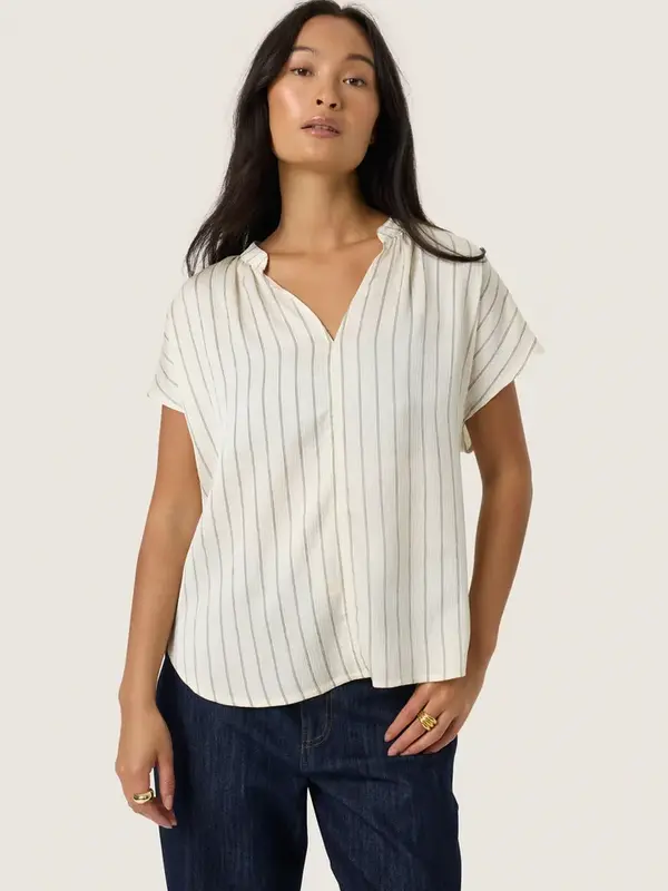 Soaked In Luxury SLloana Striped Top