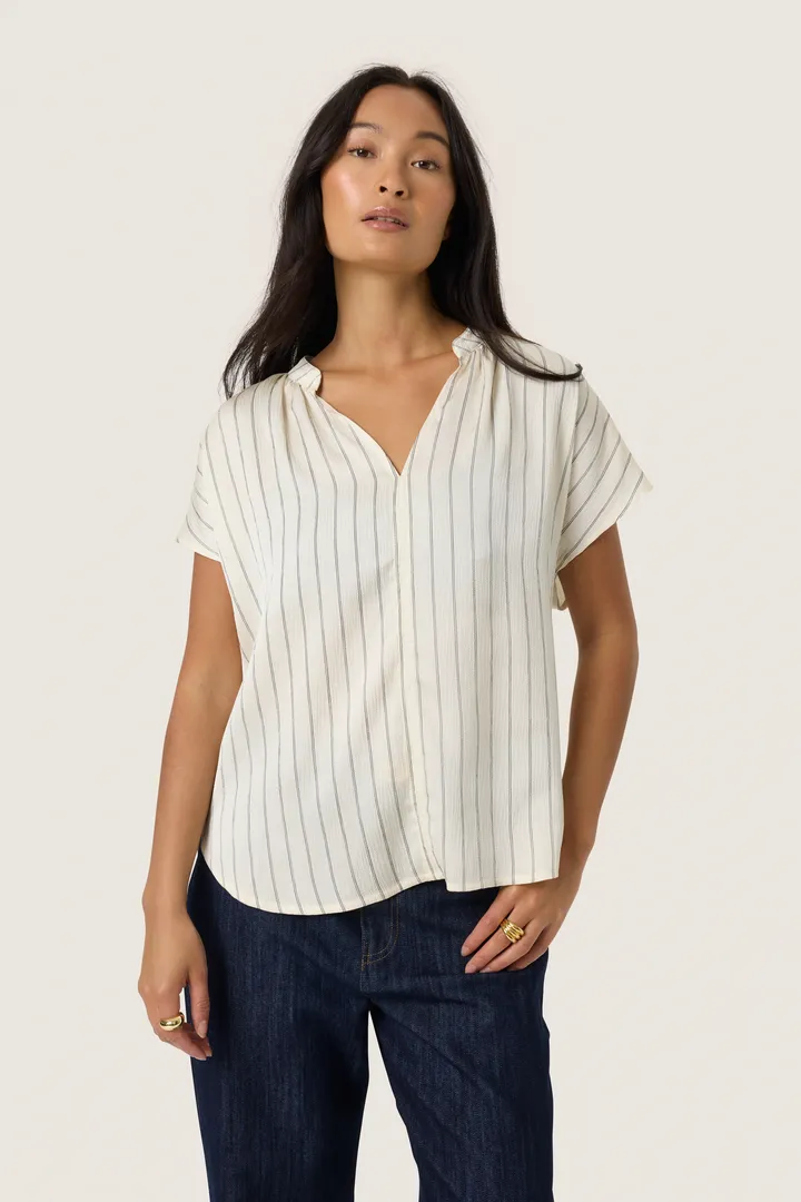Soaked In Luxury SLloana Striped Top