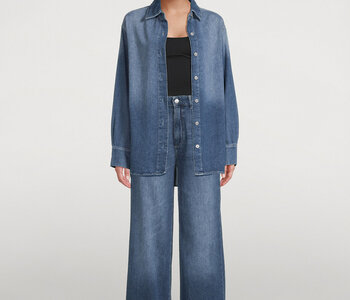 Hepburn Wide Leg in Delray