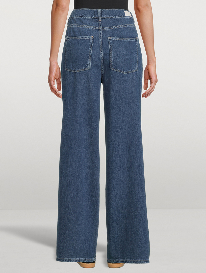 DL1961 Hepburn Wide Leg in Delray