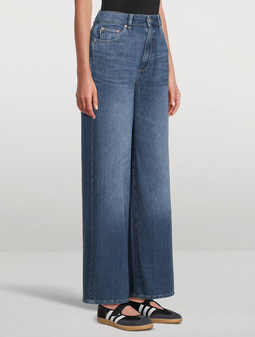 DL1961 Hepburn Wide Leg in Delray
