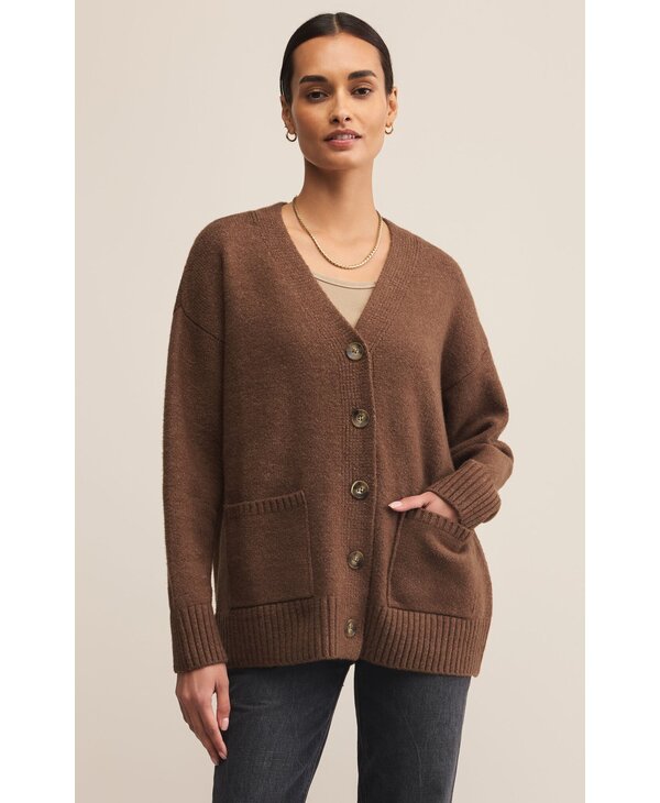 Z Supply Theo Cardigan Suede