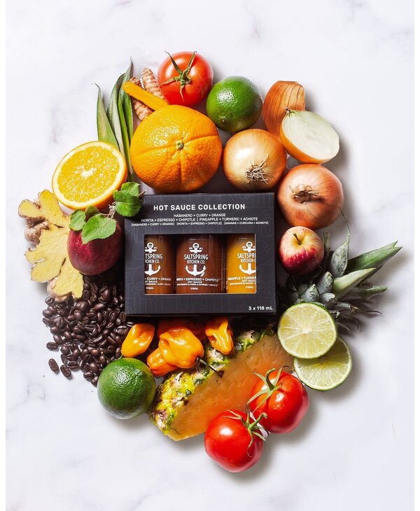 Salt Spring Kitchens Hot Sauce Collection
