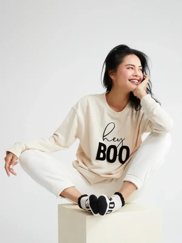 Shiraleah Hey Boo Sweatshirt